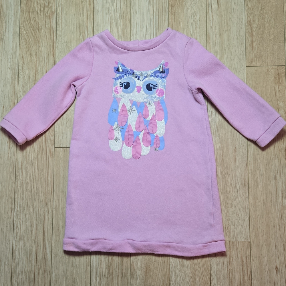 Gymboree Light Pink Owl Long Sleeve Tee